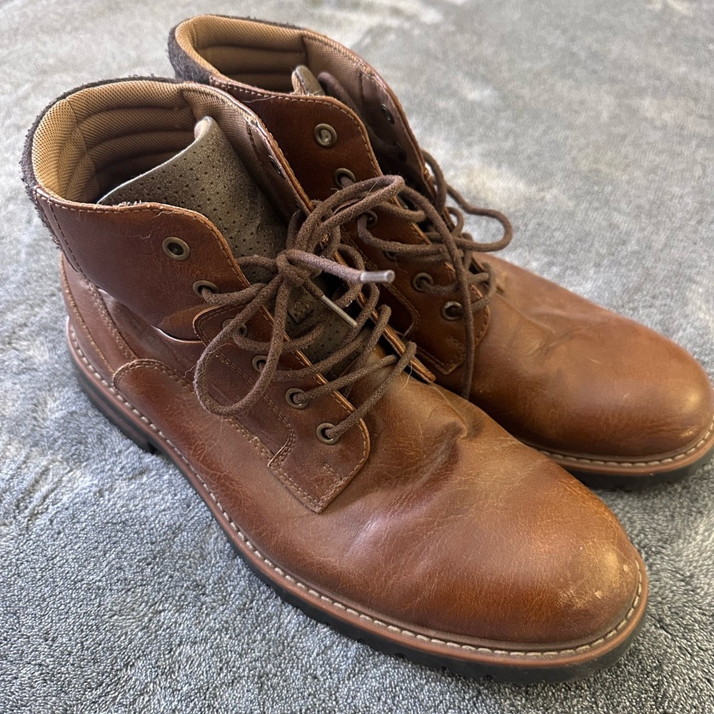 Men's Brown Leather Boots